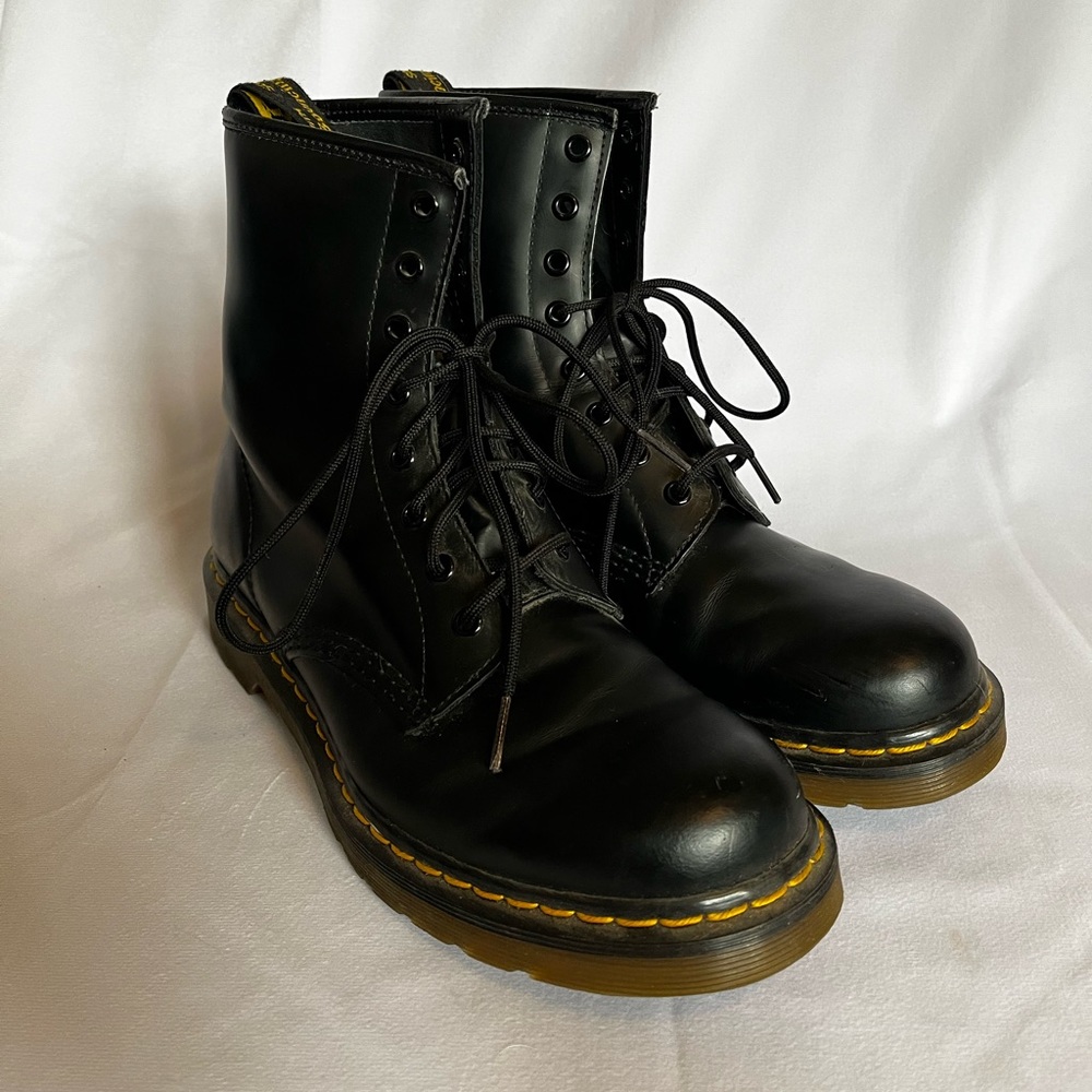 Dr. Martens 1460 Women's Combat Boots - Black, US 10